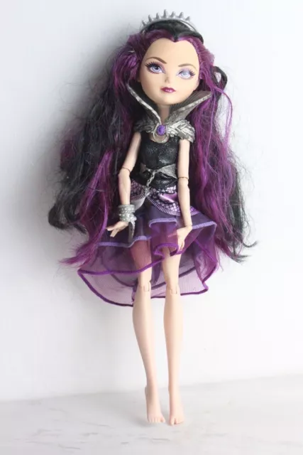 Ever After High Doll Raven Queen Dragon Spiele Mattel seltenes erstes Kapitel sehr guter Zustand