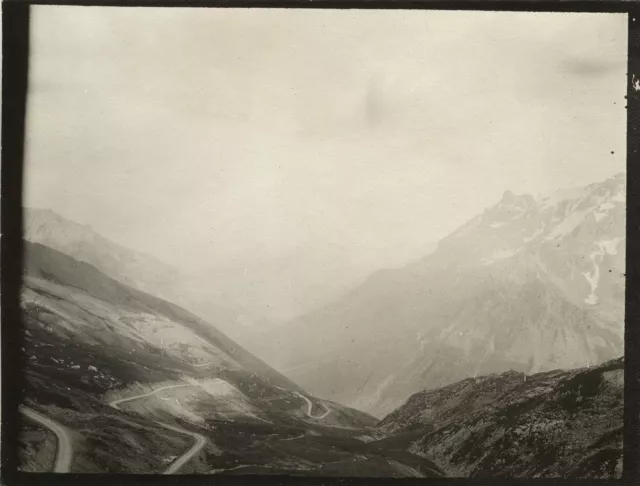 ANTIQUE PHOTO - VINTAGE SNAPSHOT - GALLIBIER NECK MOUNTAIN - MOUNTAIN circa 1910 4