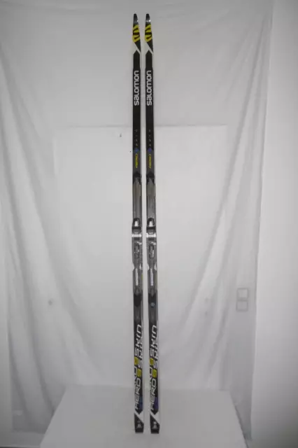 Salomon " Aero Skin 9 " Top Langlauf Fell Ski 206 Cm + Bindung