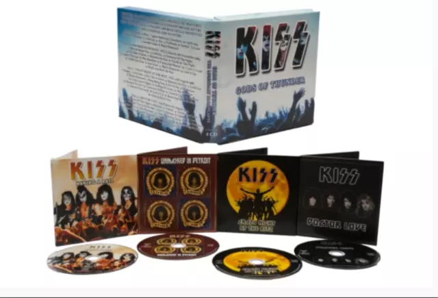 Kiss - Gods of Thunder - 4 x Cd Box Set - New and Sealed