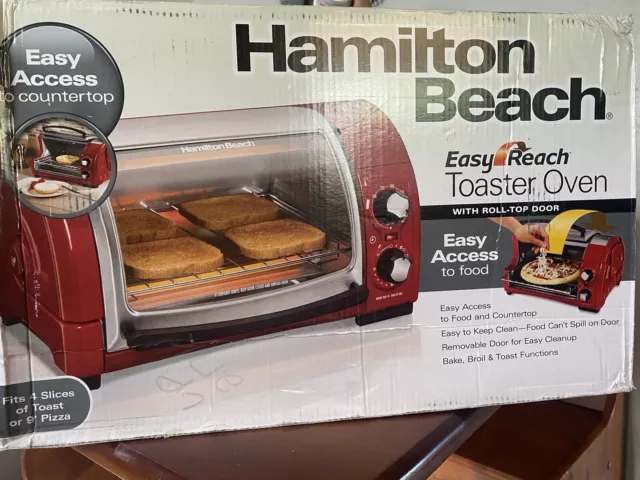 hamilton beach easy reach toaster oven