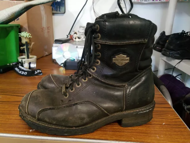 Mens Harley Davidson Boots Size 9.5 - 10