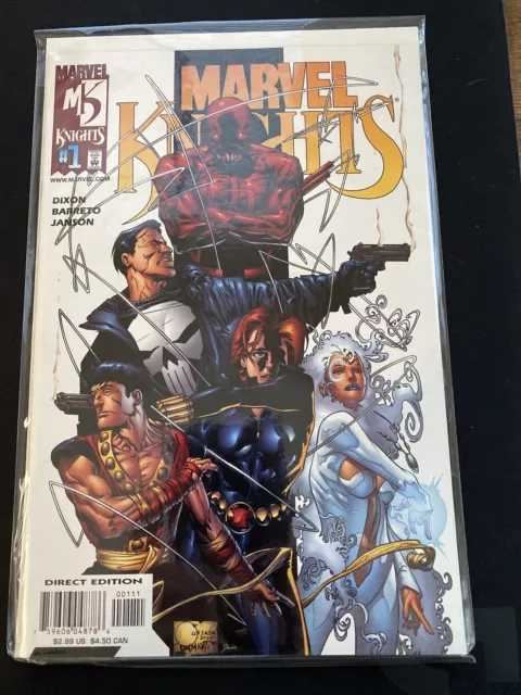 Marvel Knights #1 Direct Market Edition ~ NM/NM+ ~ 2000 Marvel Comics CGC Ready
