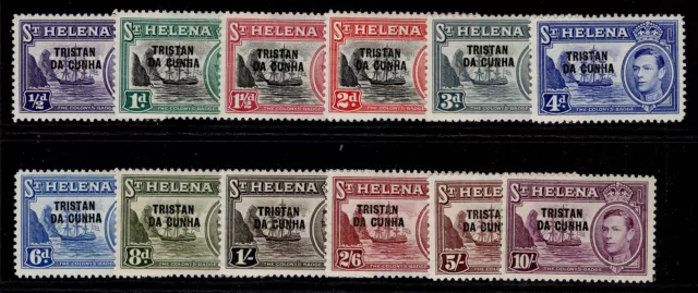 TRISTAN DA CUNHA QEII SG1-12, 1952 complete set, M MINT. Cat £140.