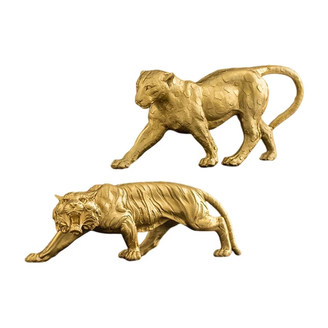 Décoration de table de statue d'animal de  résine pour l'artisanat
