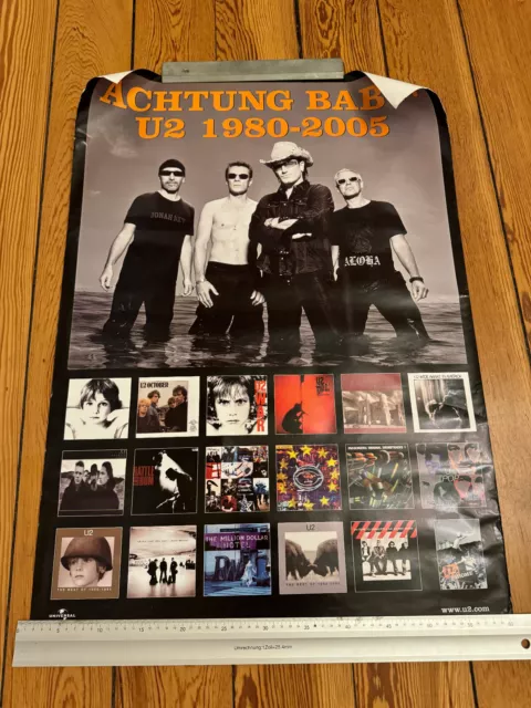 U2 : Poster Achtung Baby U2 1980-2005