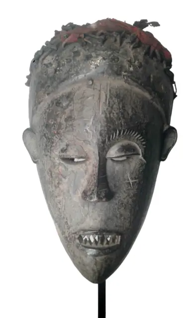 Art africain/Africa art/Tribal art:Masque-Statue Bacongo en RDC(Ex-Zaire) 35 cm.