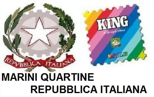 2017 Fogli Aggiornamento Marini Italia Repubblica Quartine Mod King Nuovo Mf2825