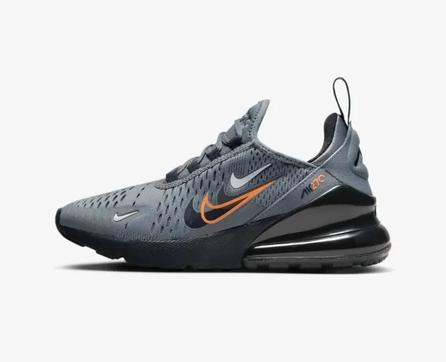 Nike Air Max 270 Grau Schwarz Double Swoosh 44 Neu Mit Karton Sneaker