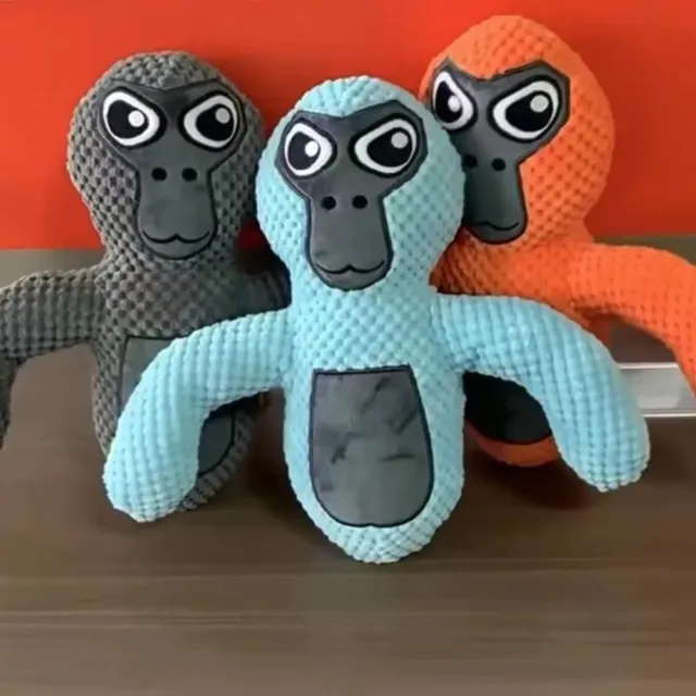 Funny Gorilla Tag Plush Toy Soft Stuffed Gorilla Plush Doll