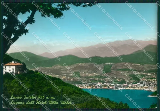 Como Lanzo d'Intelvi lago di Como Lugano PIEGHINA Foto FG cartolina KB3480
