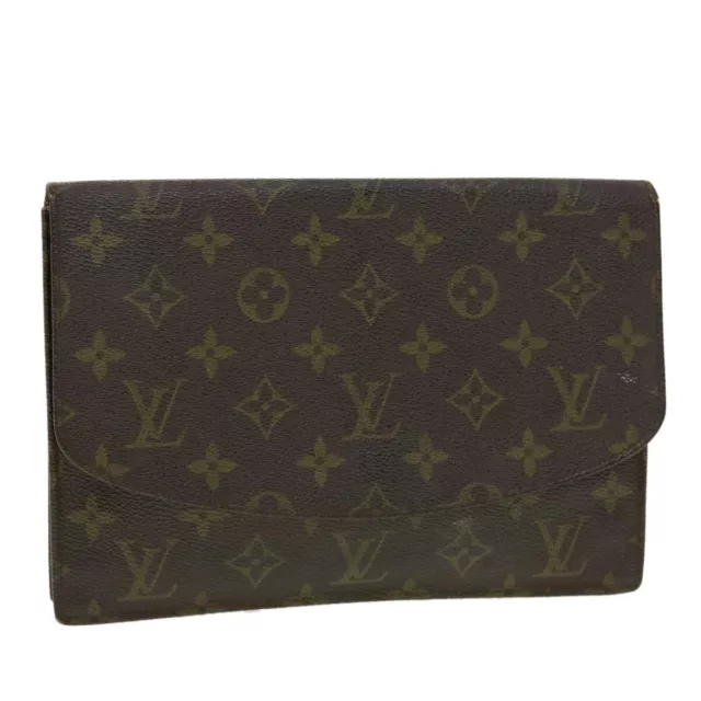 Louis Vuitton Lv Clutch Bag Sacspo Brown