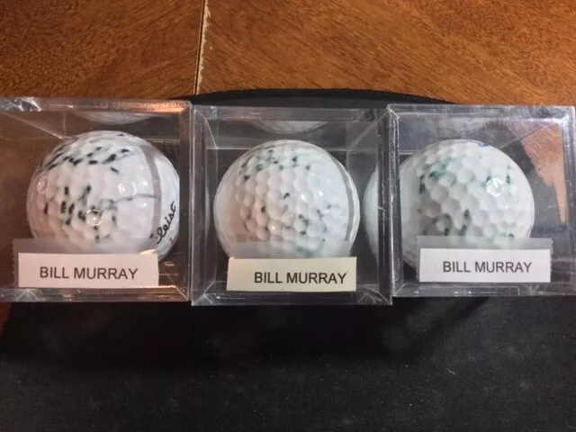 Bill Murray Actor:  Signed And Or Autograph Golf Ball Sold Individually