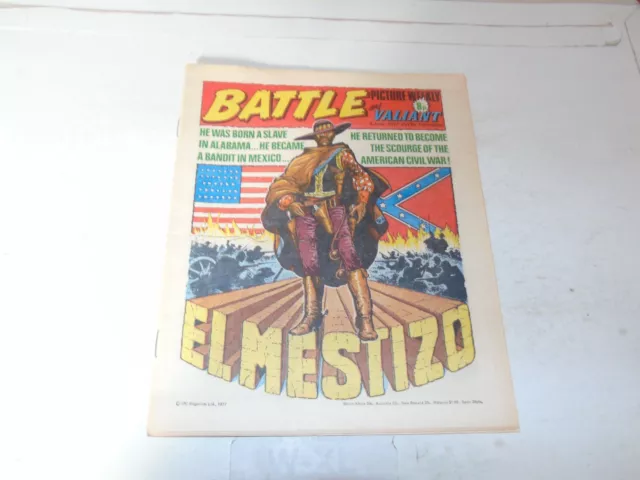 BATTLE PICTURE WEEKLY & VALIANT Comic  - Date 04/06/1977 - UK Paper comic