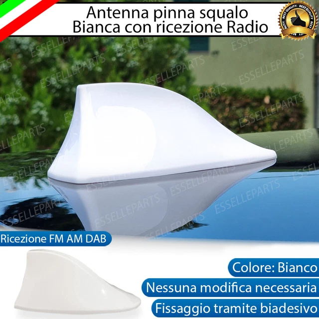 Antenna Radio Auto Pinna Squalo Per Fiat 500 Punto Panda - Foto 3