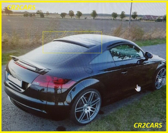 Rear Roof Window Spoiler For Audi TT Coupe MK1 8N (1998-2006) - Fiberglass, Unpainted 7 thumbnail image