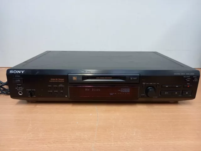 Sony  Minidisc Deck Recorder /Player - Black - Unit Only (MDS-JE520)(1264)