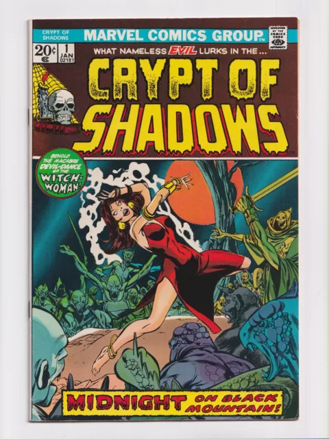 Crypt of Shadows #1 Marvel 1973 Vintage Bronze Age Horror Comic Book VF/NM