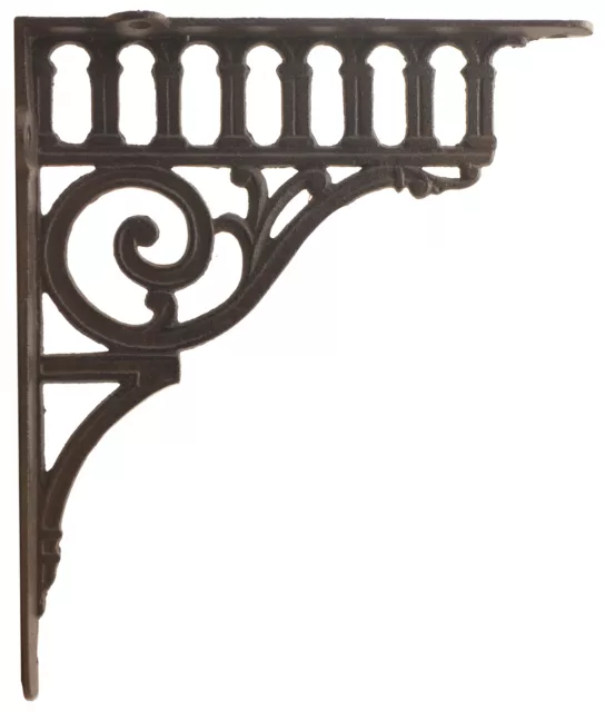 Wall Shelf Bracket Cast Iron Shelves Brace Ornate Columns 3