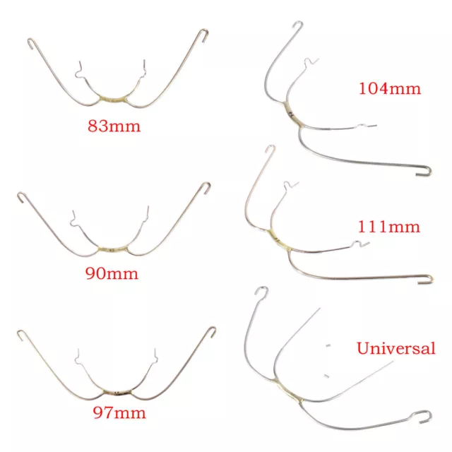 1-10Pcs Dental Orthodontic Extraoral Face Bow with Cuspid Hook 6 Sizes Ortho UK