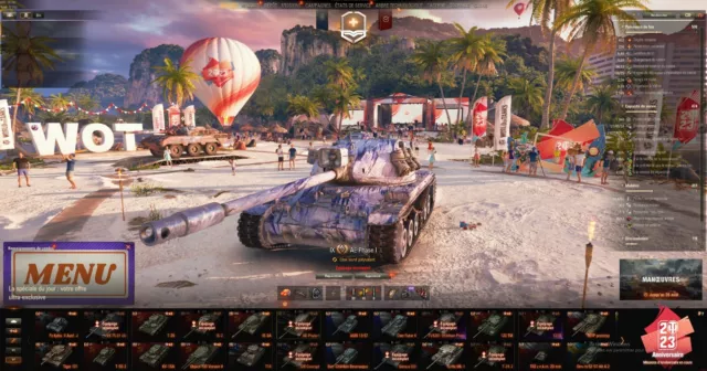 Compte World Of Tanks EU Joueur lamba 9 X  4 IX  25 premium dont 10 VIII