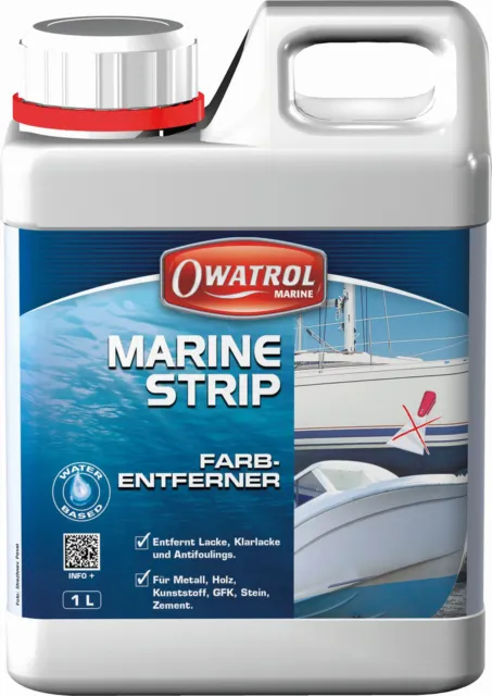 (27,99 EUR/l)  Owatrol Marine Strip Antifouling Abbeizer - 1,0 oder 2,5 Liter