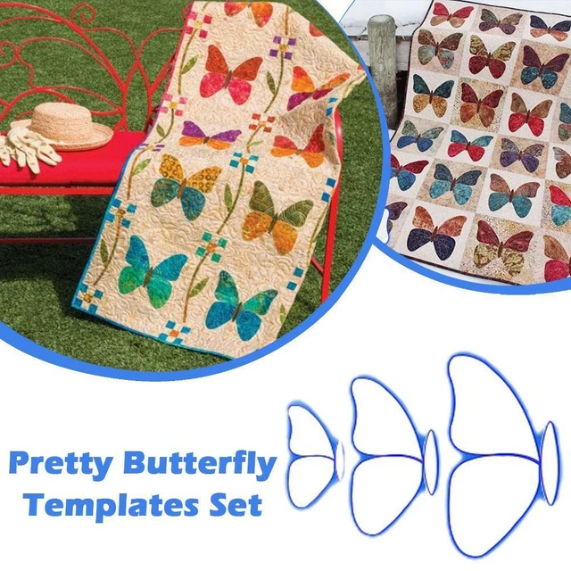 CREATIVE 4812INCH BUTTERFLY Template Ruler For Quilting New and Cutting ...