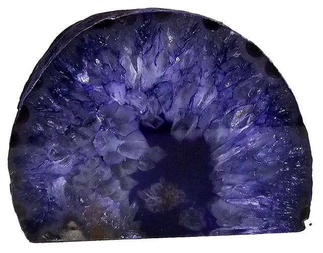 Achatgeode Amethyst  Druse Kristall Edelstein Achat Geode Bergkristall Quarz