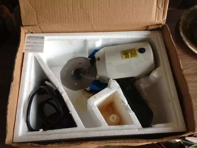 Gemsy 4" Round Knife Cutting Machine RXM-100 used Cloth Clothing Cutter Saw