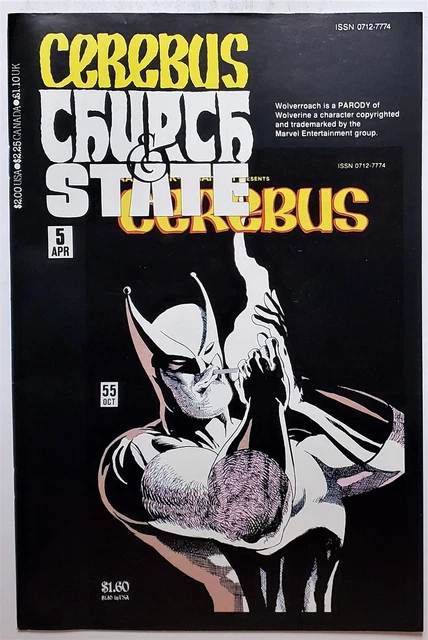 Cerebus: Church & State #5 (April 1991, Aardvark-Vanaheim) VF