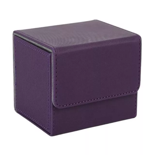3X(Card Box Side-Loading Card Box Deck Case for Yugioh Card Binder Holder 100+,P