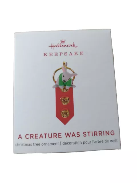 Hallmark 2019 A Creature Was Stirring Mouse Miniature Ornament #5 in Series