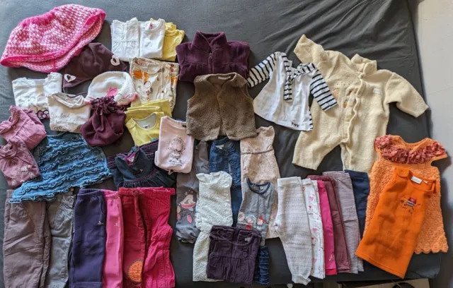 Lot habits bébé 18 mois fille, lot de vêtements 18 mois