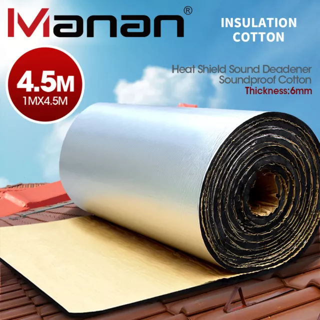 Manan Sound Deadener Foam Roll 60% Thicker Car Heat Shield Auto Insulation Mat