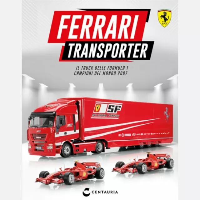 COSTRUISCI FERRARI TRANSPORTER TRUCK TEAM SCUDERIA FERRARI F1 scala1:18 Vol 6/10