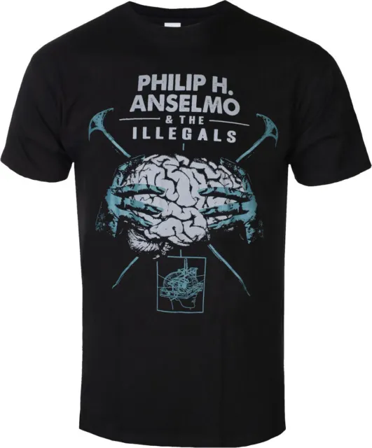 Phil Anselmo - Brain (Black T-Shirt) "ST2421" NEW S-2XL