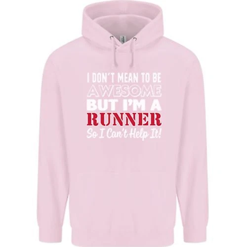 Felpa con cappuccio bambini I Dont Mean to Be but Im Runner Running 5