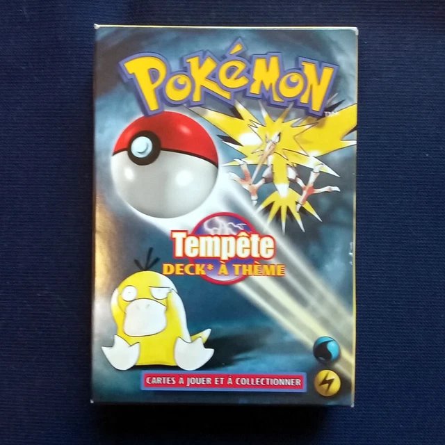 POKÉMON VINTAGE! DECK à thème TEMPÊTE Wizards 2000 Fossile vide