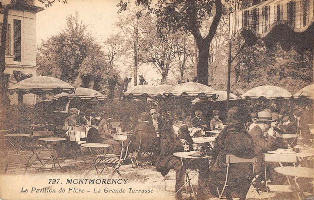 Cpa 95 Montmorency Le Pavillon De Flora La Grande Terrasse