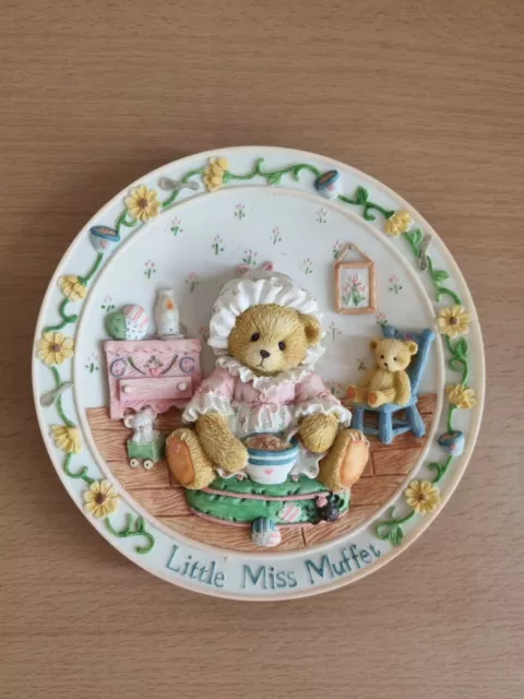 Cherished Teddies 145033 Little Miss Muffet ‘I’m Never Afraid With You...’ Plate