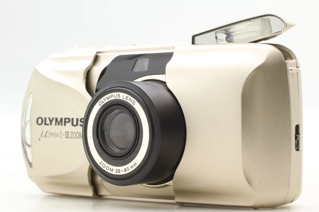 Olympus μ【mju:】ZOOM F0627-127-3v p Olympus μ [mju:] ZOOM F0627-127-3v Film Camera Used Easy to