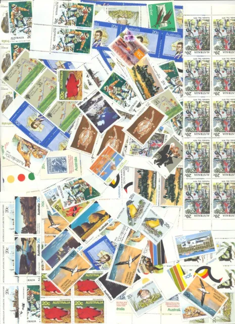 Postage stamps Australia 20c x 500 full gum free registered post, SAVE costs