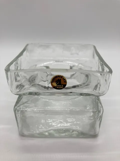 Helena Tynell Riihimaen Lasi Collectable Glass Pala Vase Height 7cm