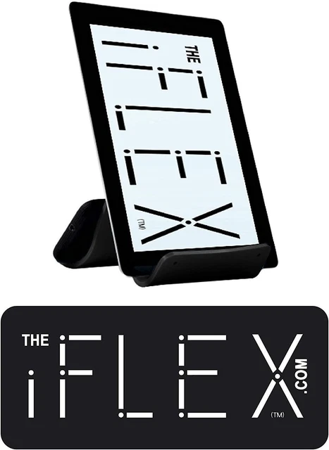 iFLEX Tablet Cell Phone Flexible Stand Black Universal Non-Slip Waterproof