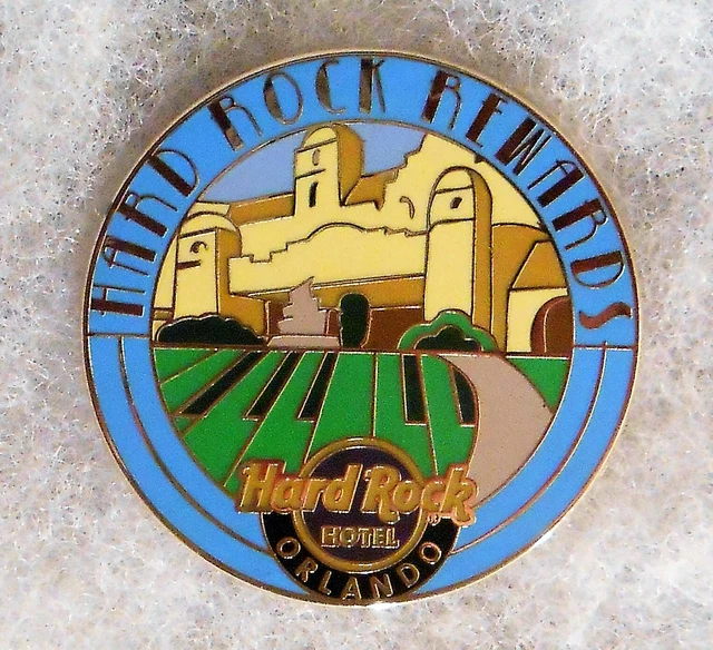 HARD ROCK HOTEL Orlando Building Facade & Keyboard Round Rewards Pin ...