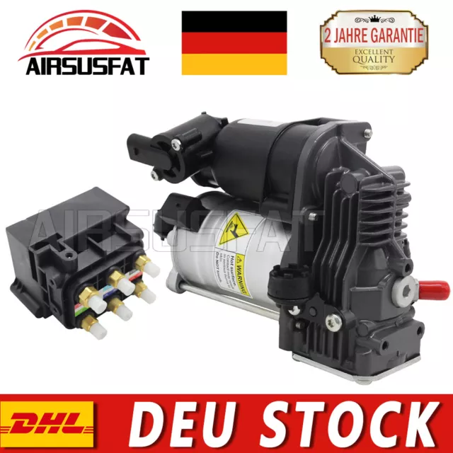 Luftfederung Kompressor & Ventilblock Für Mercedes S-Klasse W221 CL-Klasse C216