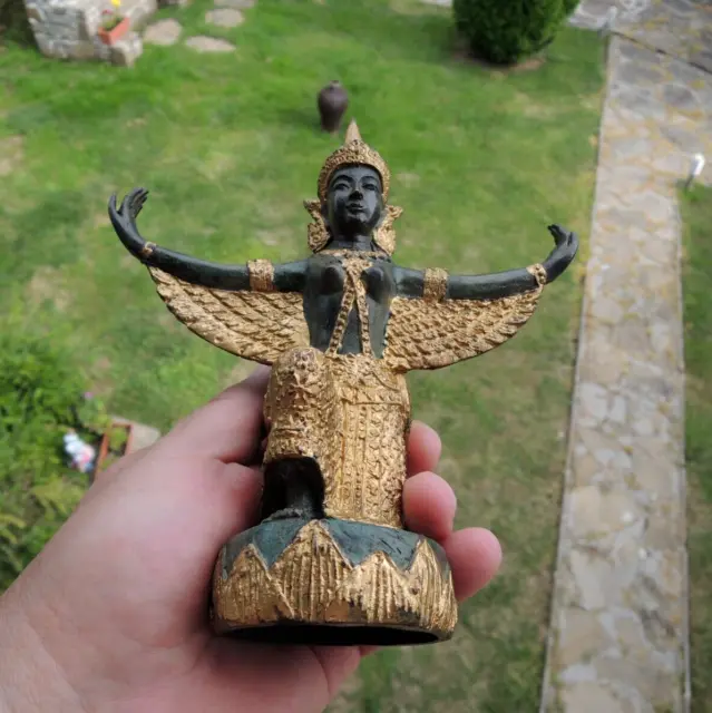 Antique Thai Bronze Sculpture of a Dancer