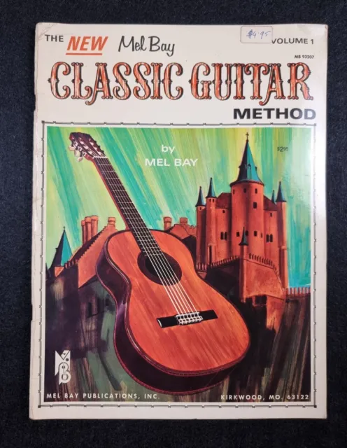 Vintage 1970 The New Mel Bay Classic Guitar Method Book Volume 1