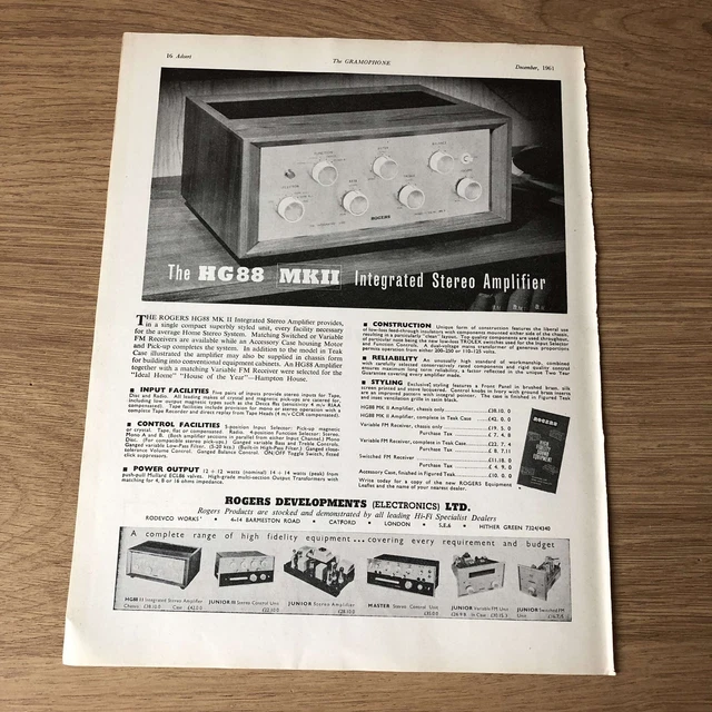 AMPLIFICATEUR INTÉGRÉ VINTAGE Onkyo A-817EX 50 watts par canal 8 ohms