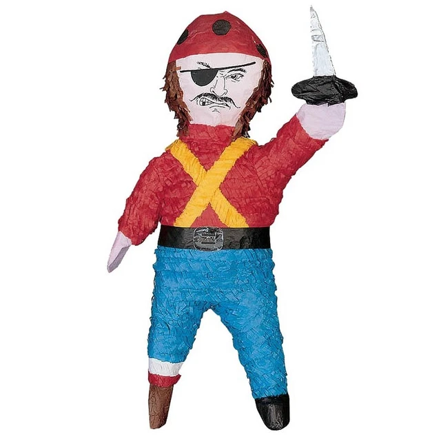 Ladrón de mar Piñata pirata para llenar - corsario figura dulces juego de fiesta